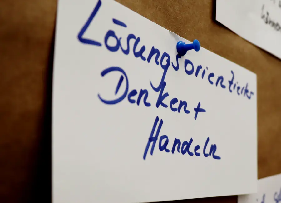 Kartenabfrage in der Ausbildung systemische Beratung für Rodgau