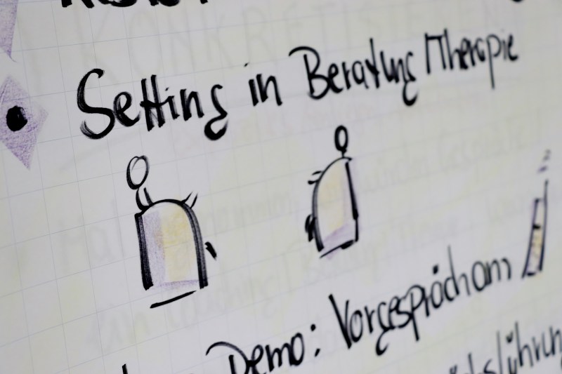 Gesprächssetting für die Ausbildung psychologische Beratung für Aschaffenburg